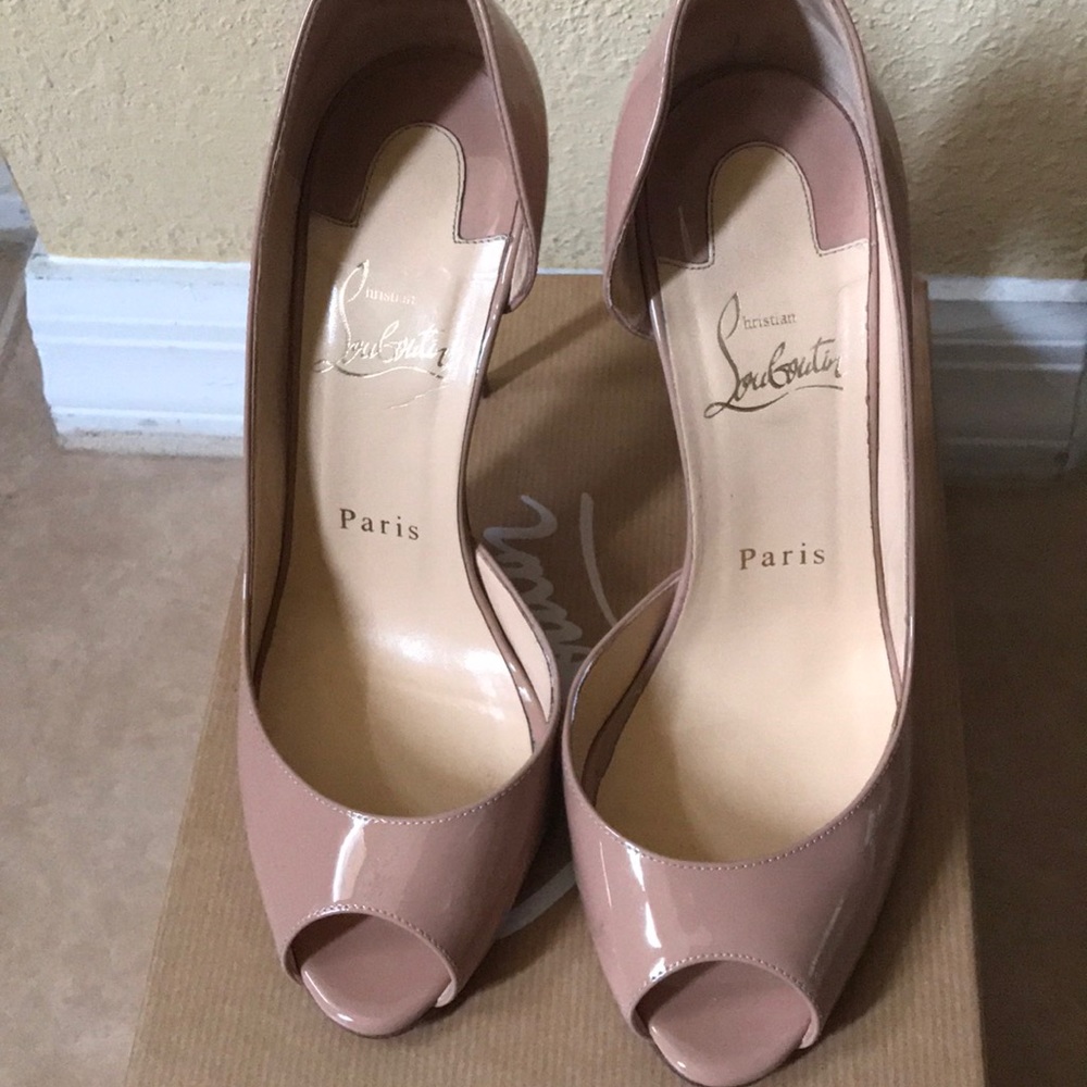 Christian Louboutin Demi patent leather.